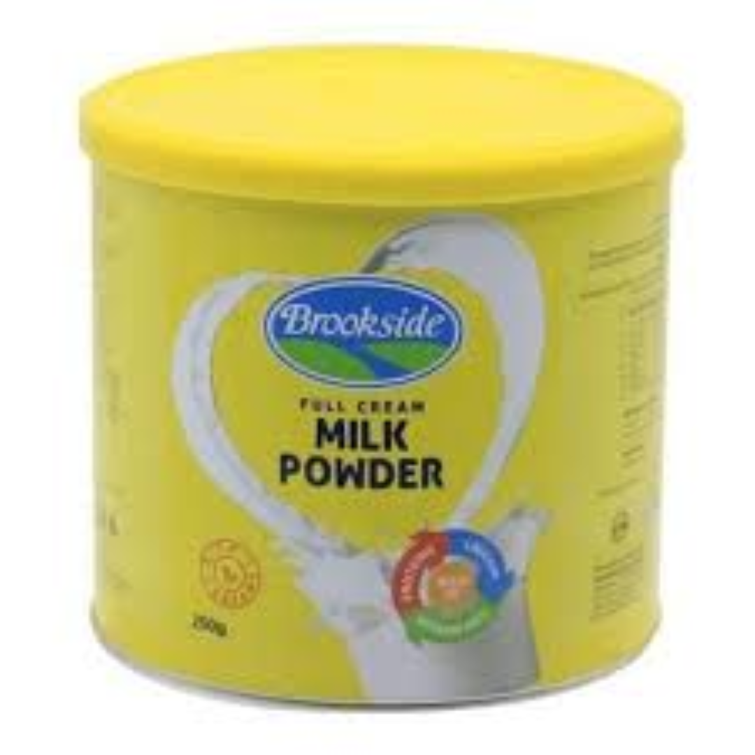 BROOKSIDE FULL CREAM MILK POWDER 250G CAN